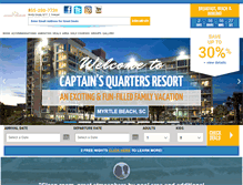 Tablet Screenshot of captainsquarters.com